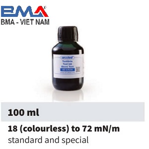 Mực thử đo sức căng bề mặt Arcotest Blue 18-72 dyne, 100ml